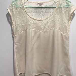 Beautiful white and lace top